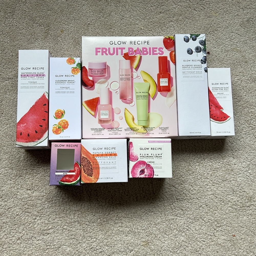 Glow Recipe Empty Boxes in Sephora Bag